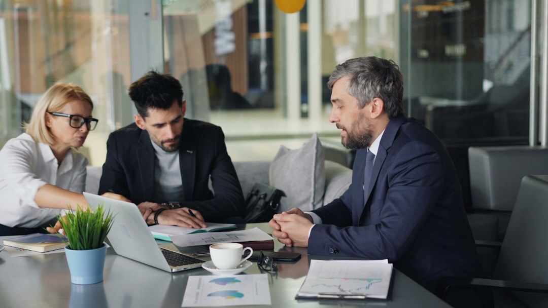 business team discussing strategy
